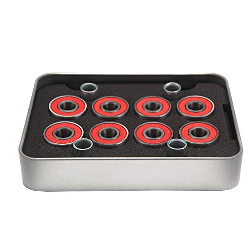 Malu Precision Skateboard Bearings ï¼ŒABEC-9 608z Ball Bearings forã€Skateboards, Longboards, Scooters, Spinners,Inline Skates ã€‘ (Pack8/20)