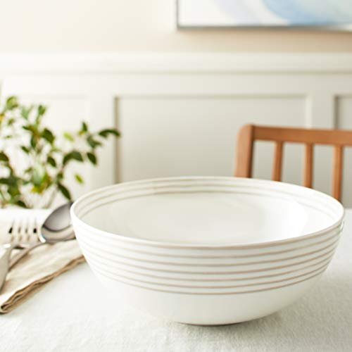 Kate Spade Charlotte Street Medium Serving Bowl, LB, Taupe