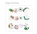 Lsushine Craft Ink Pad Stamps Partner Diy Color,20 Colors Rainbow Finger Ink pad for kids (pack of 20)