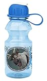 Zak! Designs Tritan Water Bottle with Flip-up Spout with Sven & Olaf from Frozen, Break-resistant and BPA-free plastic, 14 oz.