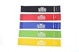 Top Quality Set of Five Mini Exercise Resistance Bands