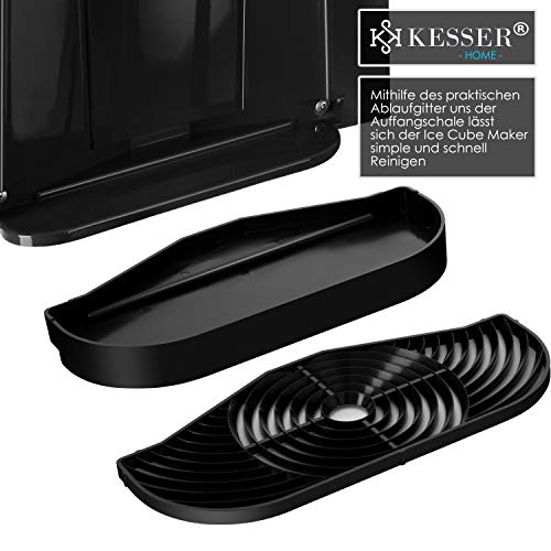 KESSER® Eiswürfelbereiter | Eiswürfelmaschine Edelstahl | 100W Ice Maker | 12 kg 24 h | 2 Würfelgrößen | Zubereitung in… – Bild 7