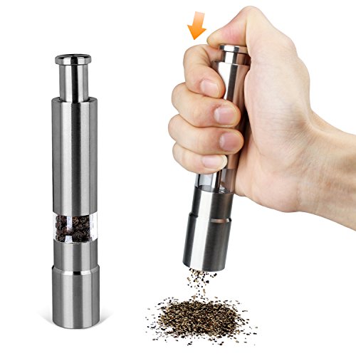 1 Yugefom+Stainless+Adjustable+Coarseness+Refillable