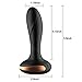 Vibrating Anal Sex Toys with 10 Powerful Vibration Patterns,Tracy’s Dog Smooth Silicon Anal Vibrator Rechargeable & Waterproof Butt Plug Massager for Men Women or Couples(Black)