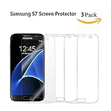 Samsung Galaxy S7 Screen Protector[Full Screen Coverage][Anti-Scratch][Anti-Bubble][Easy-install]Premium Ultra Slim High Definition Phone Film for Samsung Galaxy S7,3-Pack