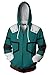 NoveltyBoy Boku No Hero Academia My Hero Academia Izuku Midoriya Hoodies Jacket Green Sweatshirt Cosplay Costume