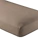 Bare Home Fitted Bottom Sheet Twin XL Size - Premium 1800 Microfiber - Ultra-Soft Hotel Luxury - Deep Pocket - Durable and Long Lasting (Twin XL, Taupe)