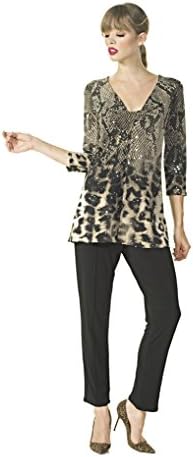 Eva VarroWomen's PS Ankle Length Cigarette Pants Black