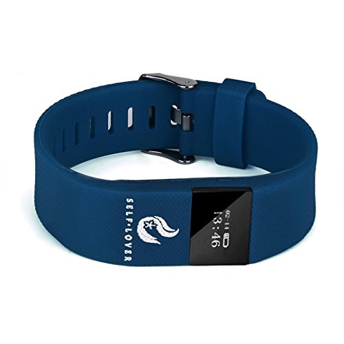 Leewa TW64S Bluetooth 4.0 Pedometer Sleep Sports Fitness Activity Tracker (Navy Blue)