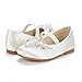 DREAM PAIRS Girls Mary Jane First Communion Flat Shoes, Ivory - 11 Little Kid (Aurora-03)