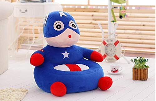 New Plush Captain America Style Sofa Toy Captain America Chair Design Floor seat Tatami Doll About 50x45cm s1975