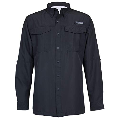 HABIT Mens Belcoast Long Sleeve River Guide Fishing Shirt Fishing