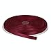 Topenca Supplies 3/8 Inches x 50 Yards Double Face Solid Satin Ribbon Roll, Burgundy