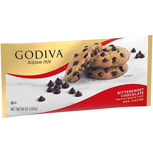 Godiva Bittersweet Chocolate Premium Baking Chips, 11 oz - Thumbnail 5