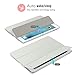 MoKo Case Fit iPad Pro 9.7 - Slim Lightweight Smart Shell Stand Cover with Translucent Frosted Back Protector Fit iPad Pro 9.7 Inch 2016 Release Tablet, Silver (with Auto Wake/Sleep)