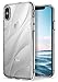 Ringke Flow Designed for iPhone X Case, Wavy Textured Flexible TPU Cover for iPhone X Case, iPhone 10 (Not Compatible with iPhone Xs) - Clear