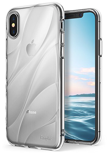 Apple iphone x case ringke [flow] minimalist wavy textu…
