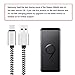 USB C Cable 6ft 2Pack Type C Cable by Ailun High Speed Type C to USB A Sync Charging Nylon Braided Cable for More Silver and Blackwhite NOT Micro USB
