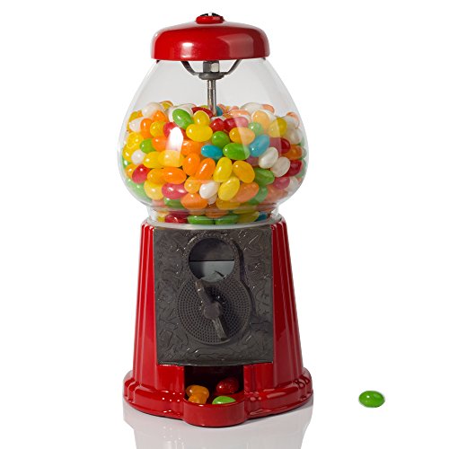 Chewing Gum Machine Vintage Glass Candy Storage Dispenser Gumball