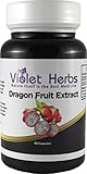 Dragon Fruit Extract Capsules 10:1 200mg 90 Count Bottle Violet Herbs