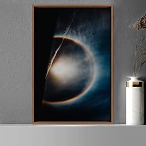 signwin Framed Canvas Wall Art Planet Astronomy &...