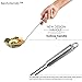 Best Utensils Asian Kitchen Stainless Steel Spider Strainer Professional Wire Skimmer with Spiral Mesh (5-Inch Strainer Basket)…