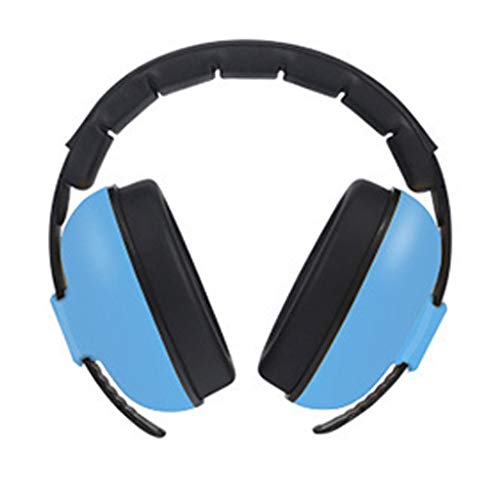 Hisoul Baby Headphones for 1-5 Years Old, Baby Ear Protection Noise Canceling Headphones, SNR 31dB / NRR 26dB Protection Adjustable Ear Muffs (♥ Blue)