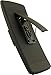 Black Ribbed Hard Shell Case Cover and Belt Clip Holster Combo for LG G Flex-2 Phone (LG H950, H955, H959, US995, F510, LS996 GFlex-2)