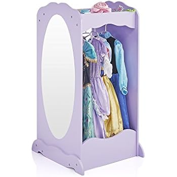 Amazon Com Guidecraft Dress Up Cubby Center Lavender Kids