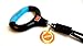 WIGZI Dual Doggie Gel Rope Leash, Medium/Large Size, Black (dual large)