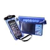 IPX8 Waterproof phone Case + Waterproof Pouch, Blusmart Dry Bag for IPhone 7, 6s, 6, 6 Plus, 5s, Samsung Galaxy s6, s6 Edge, s5, s4, Note 4 HTC LG Sony Nokia Motorola up to 6.0 inch Blue