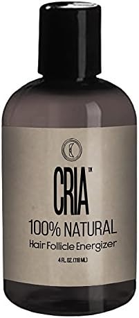 CRIA 100% natural, vegan, gluten-free hair follicle energizer. Stops hair loss. Anti Itchy scalp. Thickens hair. For all hair types.