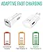 Galaxy S8/S9/Note8 Adaptive Fast Charger Type-C 2.0 Cable Kit by Ixir Compatible with Samsung Products {Wall Charger + Car Charger + 2 Type-C Cables} True Digital Adaptive Fast Charging