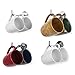 Wallniture Nera Hanging Jewelry Organizer, Bracelet and Necklace Holder Wall Mount Storage Set of 2, 8mm Chrome Finish 5.5 Inches