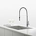 Kraus KPF-2730CH Modern Crespo Single Lever Commercial Style Kitchen Faucet with Flex Hose, Chrome