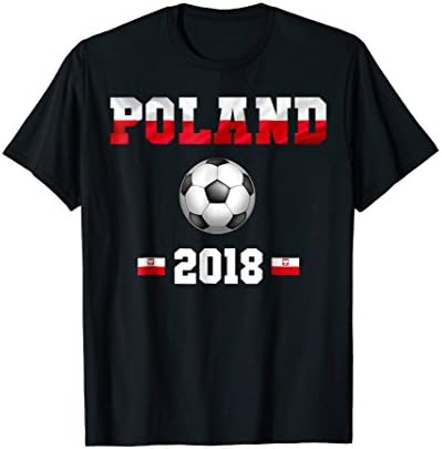 Poland World Soccer T-shirt 2018 Polish Football Cup Shirt