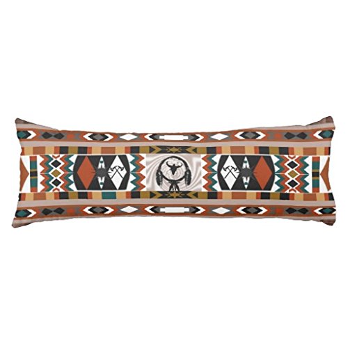 Wikiuen Native American Dreamcatcher Body Pillow Cover 20"x54"