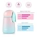 oneisall Gradient Travel Mug Bunny Cute Rabbit Kids Insulated Water Bottle,Mini Size Coffee Tumbler For Kids Adult,300ML(Purple)