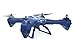 UDI U842 Predator WiFi FPV QuadCopter RC Drone with Real-time Aerial Photography 720P HD Camera App Controllable by Smart Devices - Dark Blue