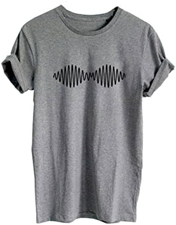 Teesvan Men's Soundwave Logo Arctic Monkeys Band Music Music Unisex T Shirt Large Gray