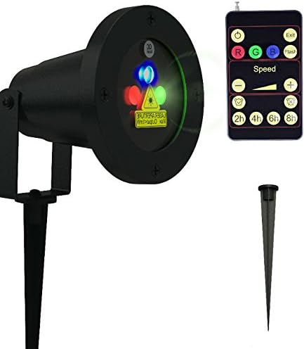 Magtimes Laser Christmas Light with RF Wireless Remote Contol,Laser Star Projector show for Halloween, Christmas,Party and Landscape