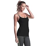 Daxin Womens Yoga Running Sports Vest Tank Top Stretch Sleeveless T-Shirt Blouse
