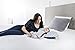 Babymoov Mom & Baby Pillow Bundle - Maternity & Nursing Pillow + Cushion Cover (Navy)