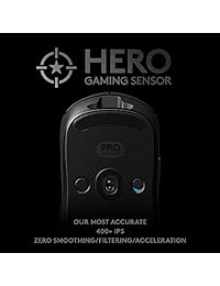 Logitech G Pro Wireless Gaming Mouse con rendimiento de grado Esports