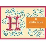 Unknown Binding Monogram H Sticky Notes Book