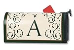 Monogram A Mailbox Cover Initial A Mail Wrap