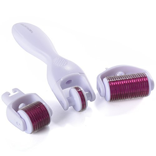 Xcellent Global Kit Derma Roller  Cabezales de Rodillo Separados Diferentes Cuentas