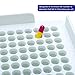 100 Holes Capsule Holding Tray for #0 Gelatin & Veg Caps Powder Block Included