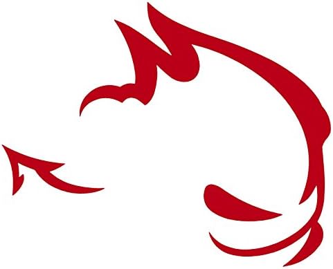 SoCoolDesign VW GTI Devil Car Window Vinyl Decal Sticker (Red, 5")