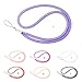 Lanyard Strap,Crystal Neck Strap for Cellphones, Phone Cases, Cameras, Keys,Crystal Cellphone Necklaces(19''7 Pack in 7 Assorted Colors)